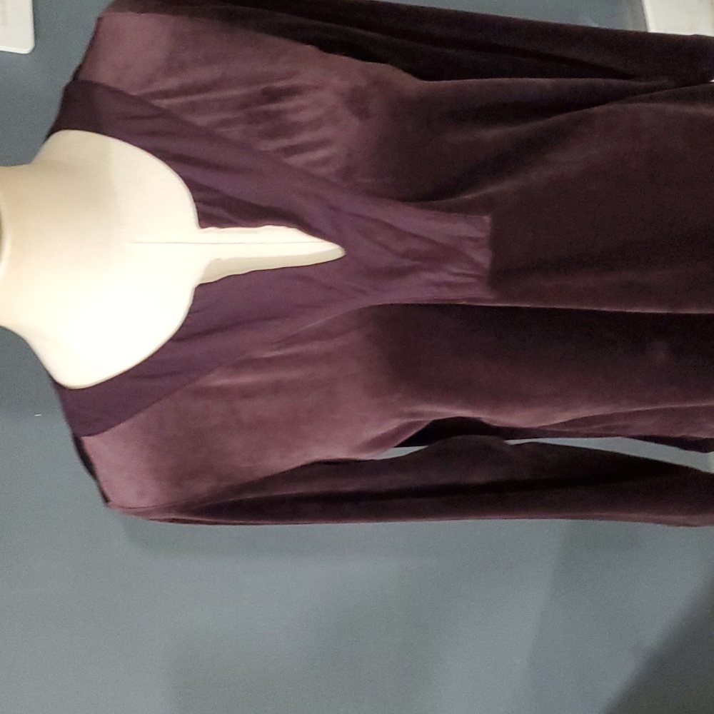 J.jill purple velour top size M - Picture 5 of 13